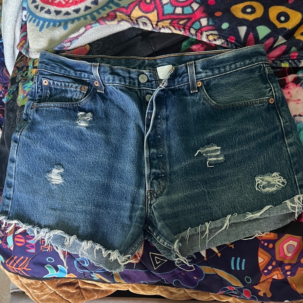 Levi's Blue Button-Fly Denim Jeans